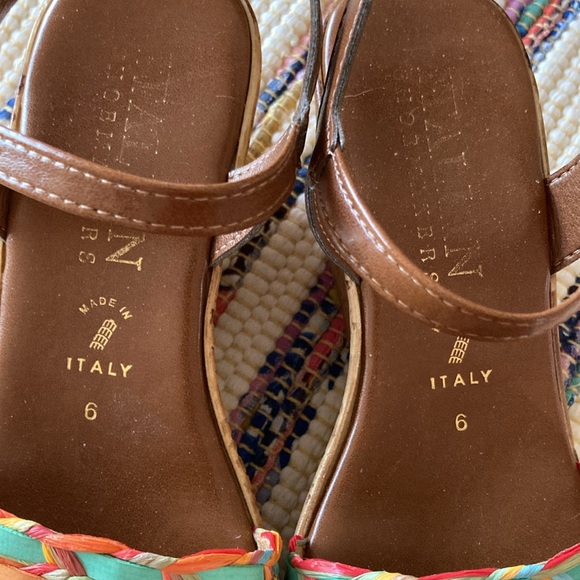 Italian Shoemakers multicolor wedge sandal, size 6 - Picture 6 of 6